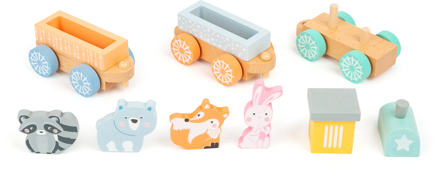Jouet Pastel - Train en Bois