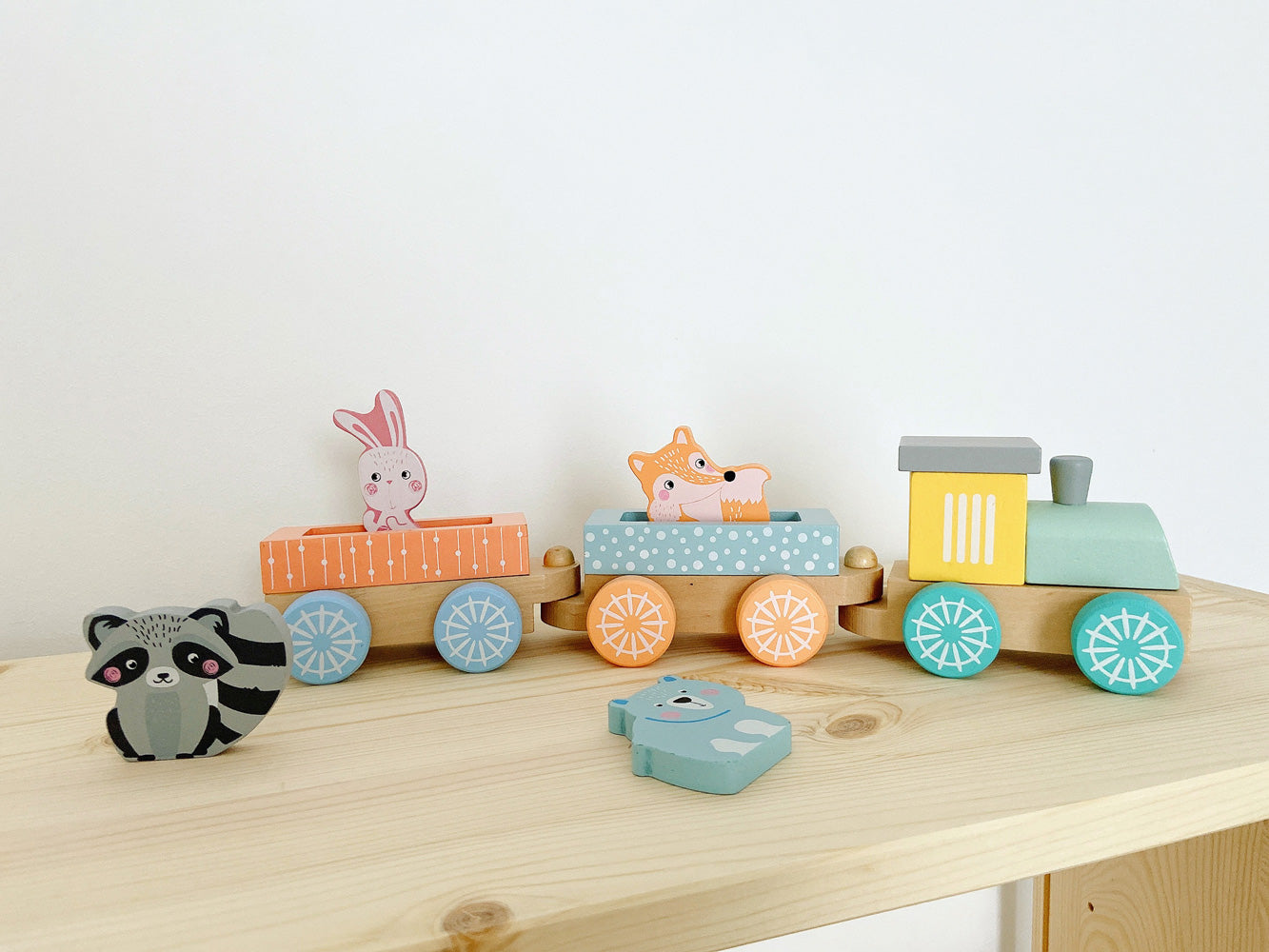Jouet Pastel - Train en Bois