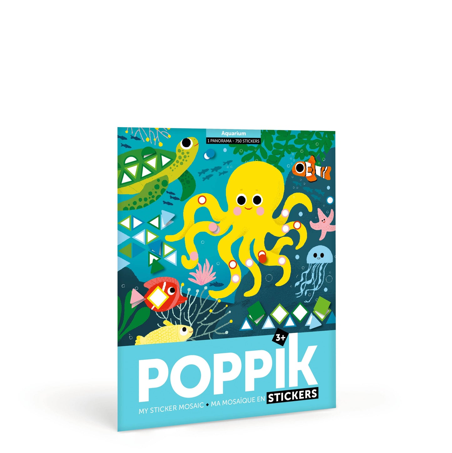 Poster Panorama Stickers - Thème Aquarium