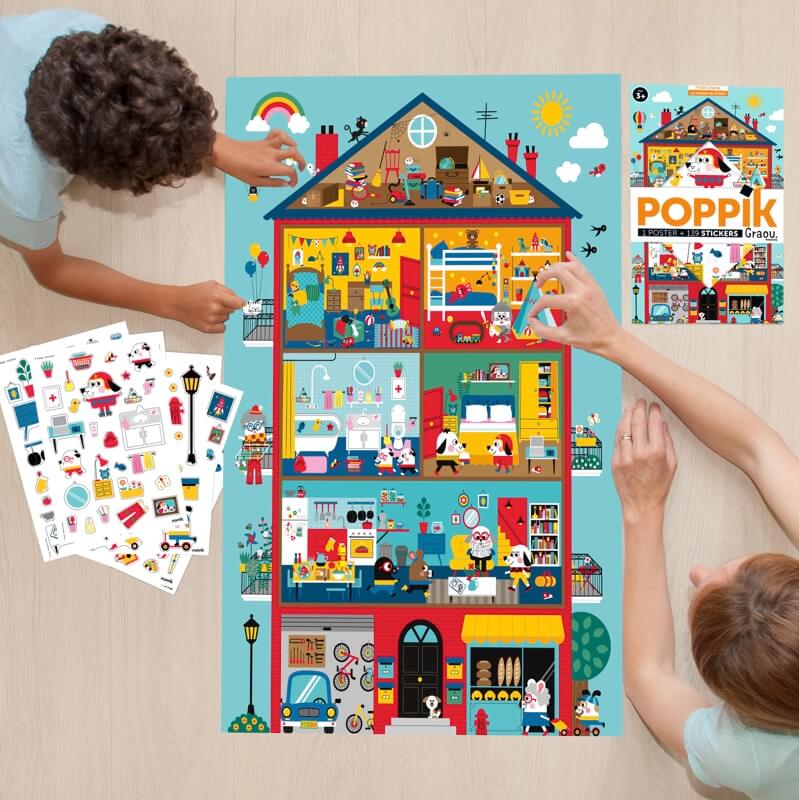 Poster en stickers - La Maison de Graou