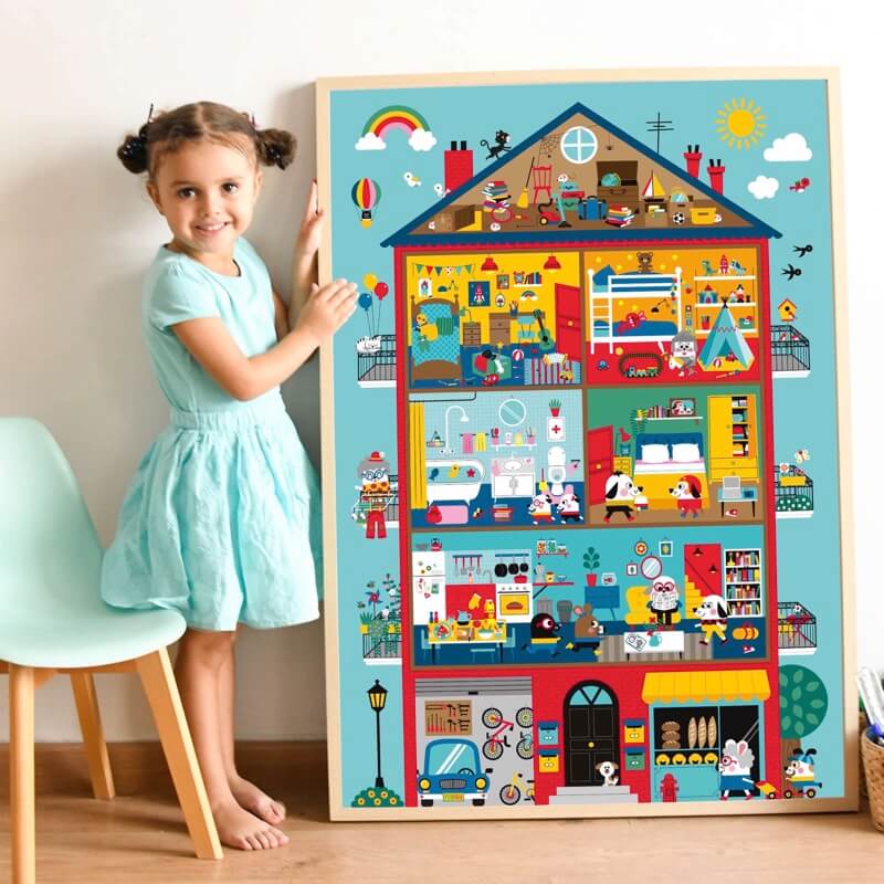Poster en stickers - La Maison de Graou